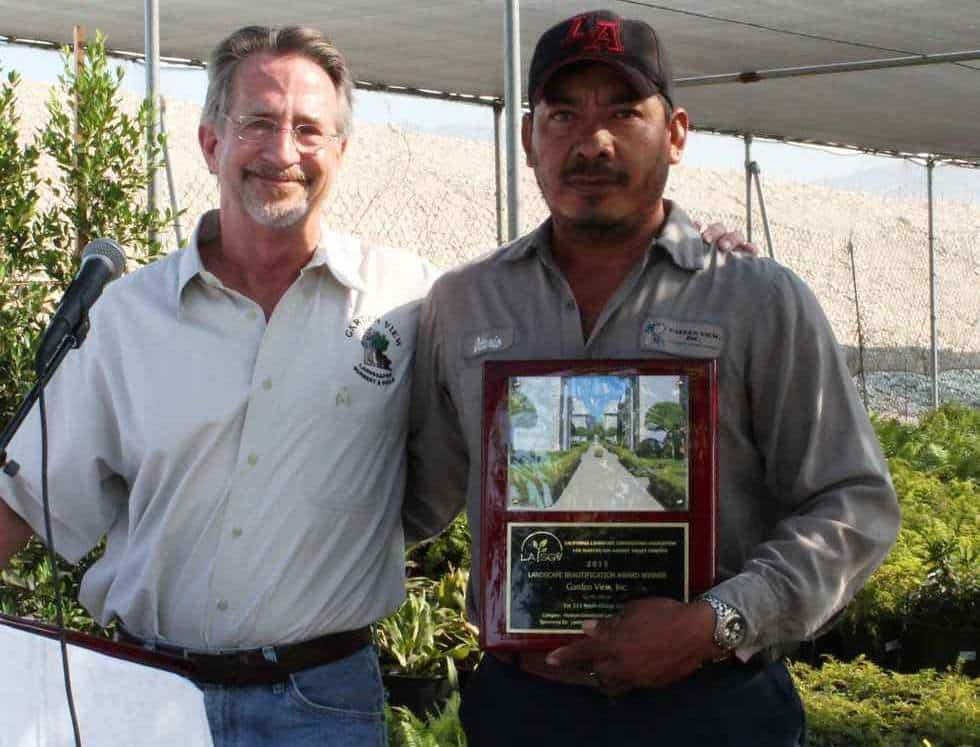 Receiving award for best mid size commercial maintenance