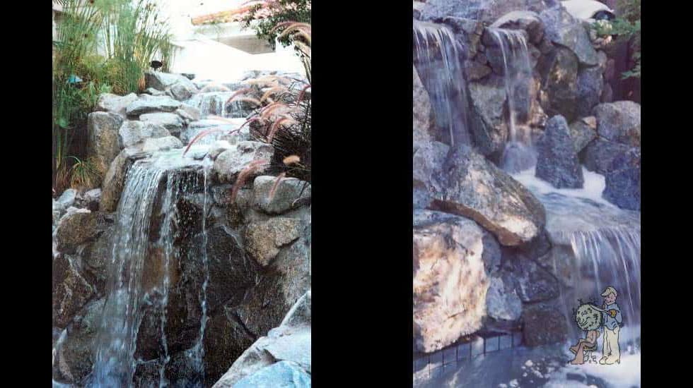 Waterfall Rocks Real Landscape Construction | Garden View Landscape, Nursery & Pools